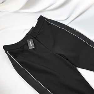 🅽🅴🆆 EXPRESS skinny high rise stretch+ women’s size 4S/4C, black white stripe